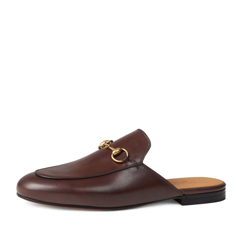 Gucci Princetown Brown slides loafers 39.5